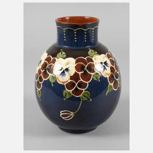 P. A. Wranitzky Vase Stiefmütterchendekor