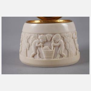 Deckeldose Elfenbein