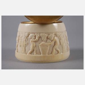 Deckeldose Elfenbein