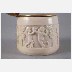 Deckeldose Elfenbein