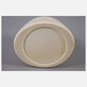 Deckeldose Elfenbein