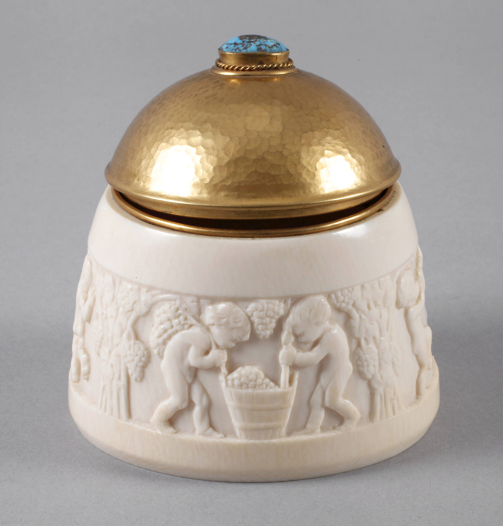 Deckeldose Elfenbein