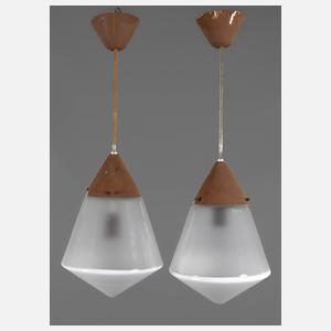 Paar Deckenlampen