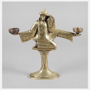 Figürlicher Kerzenleuchter