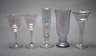 Fünf Teile Musselinglas