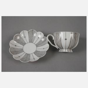 Augarten Wien Mokkatasse "Melone"