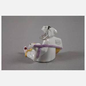 Augarten Wien Miniatur "Pierrot mit Laute"