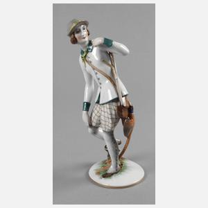 Augarten Wien "Jägerin mit Fasan"