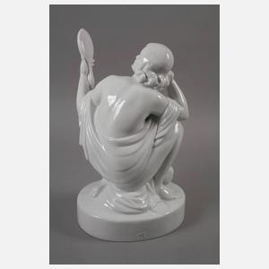 Herend "Weiblicher Akt mit Spiegel"