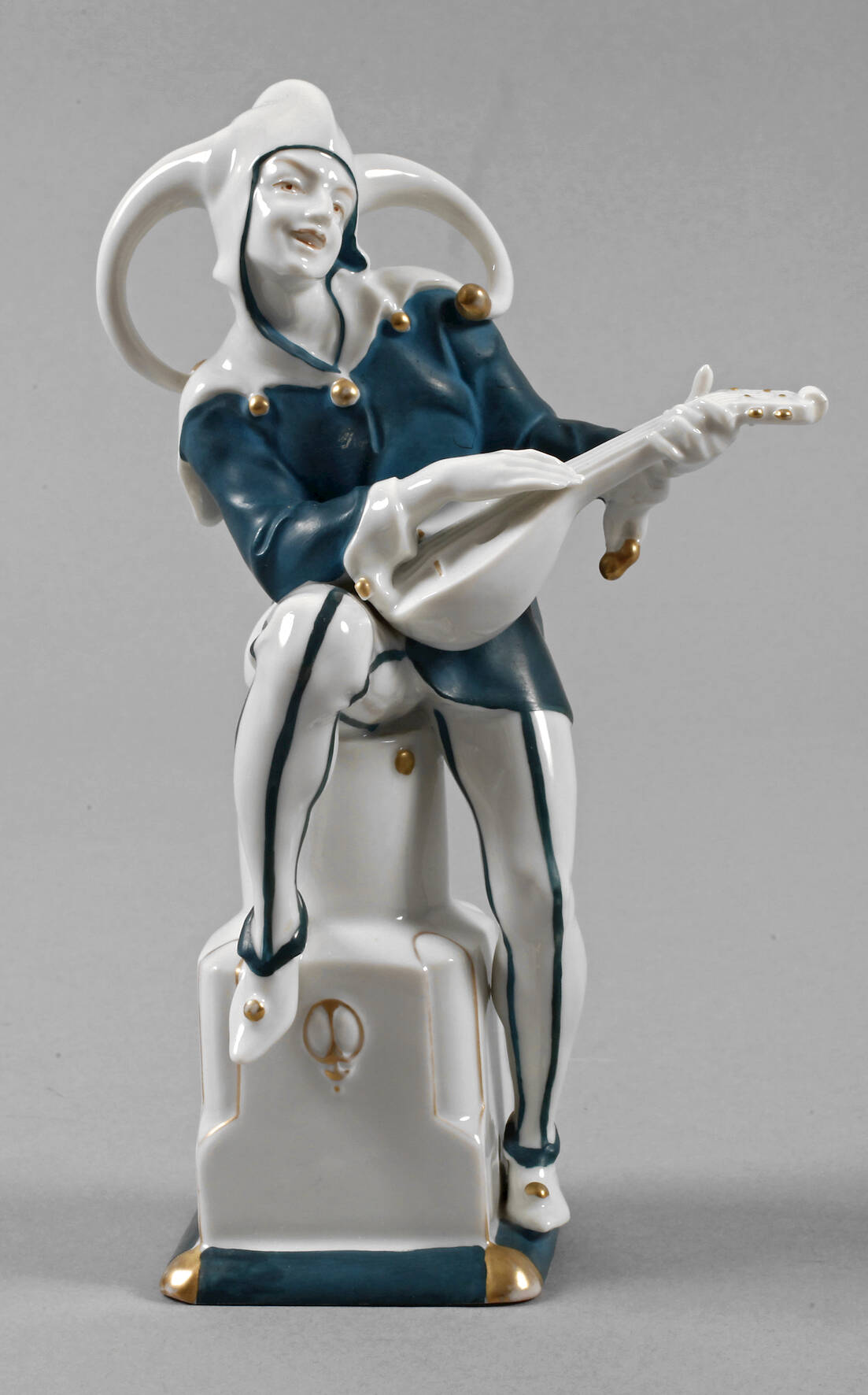 Hertwig & Co. Katzhütte Harlekin mit Mandoline