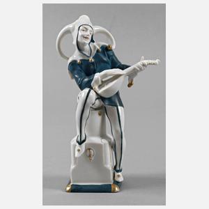 Hertwig & Co. Katzhütte Harlekin mit Mandoline