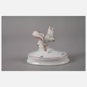 Meissen "Briefbeschwerer mit Eichhörnchen"