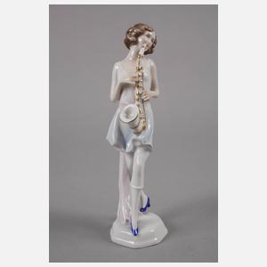 Scheibe-Alsbach Dame mit Saxophon