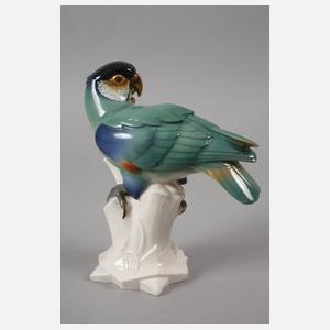 Schwarzburger Werkstätten "Papagei mit Kirschen"