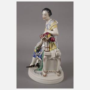 Schwarzburger Werkstätten "Frau mit Rosenkorb"