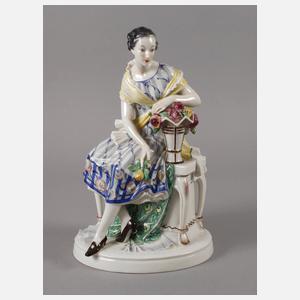 Schwarzburger Werkstätten "Frau mit Rosenkorb"