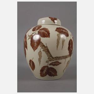 Schwarzenhammer große Deckelvase