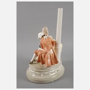 Goldscheider großer Lampenfuß "Schachmatt"