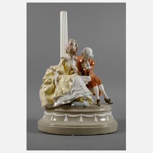 Goldscheider großer Lampenfuß "Schachmatt"