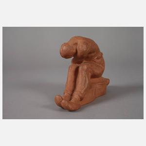 Amadeo Gennarelli Terrakottafigur "Schmerz"