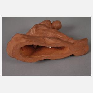 Amadeo Gennarelli Terrakottafigur "Schmerz"