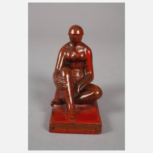 Karlsruhe sitzender weiblicher Akt