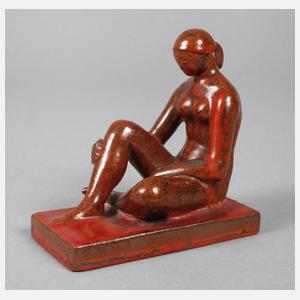 Karlsruhe sitzender weiblicher Akt