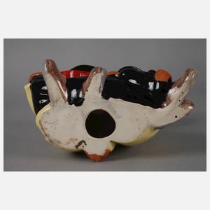 Gmundner Keramik paar lesende Asiaten