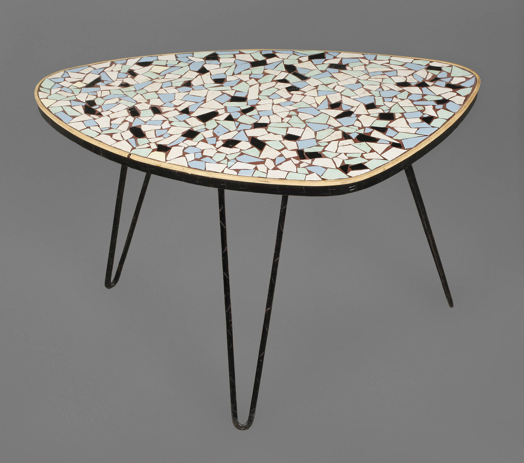 Nierentisch mit Mosaik