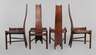 Vier Hochlehnstühle