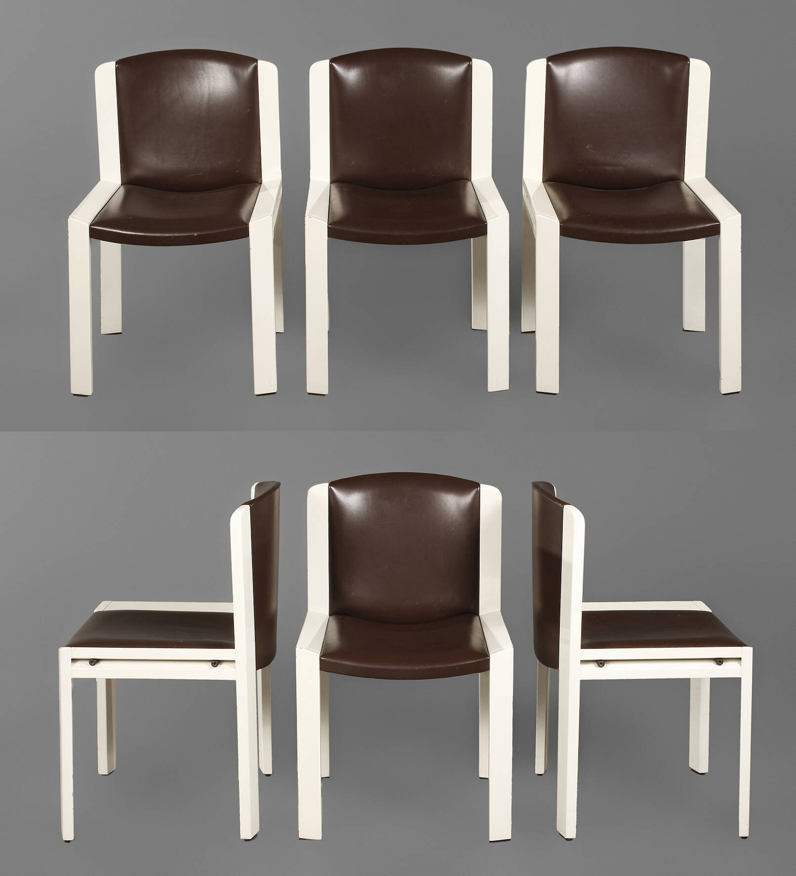 Sechs Stühle Joe Colombo