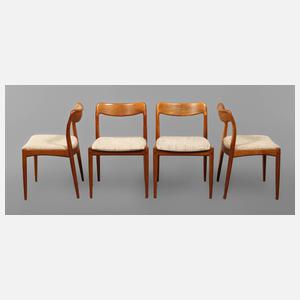 Vier Stühle Johannes Andersen
