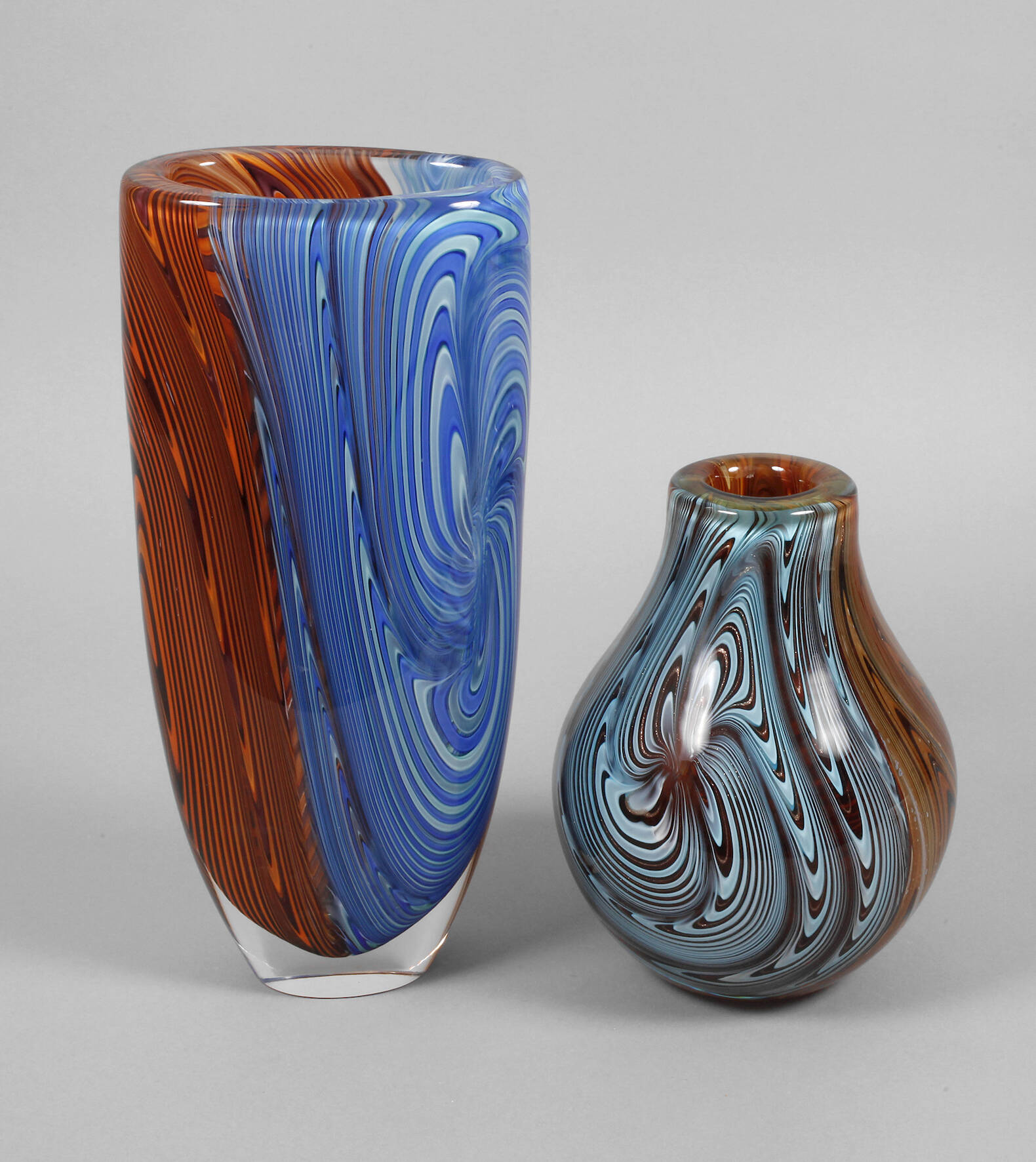 Murano zwei massive Vasen