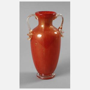Archimede Seguso Vase "Polveri"