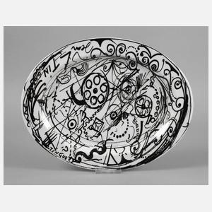 Bernardaud Limoges Platte "Amour Totale"