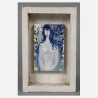 Meissen kleine Bildplatte Damenakt111