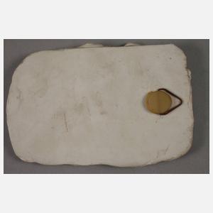 Meissen Reliefplatte Frauenkopf