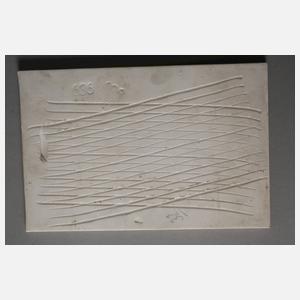 Meissen Bildplatte Hausansicht