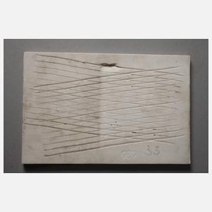 Meissen Bildplatte Automobil