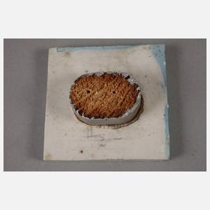 Meissen kleine Bildplatte Frau mit Hut