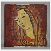 Meissen Bildplatte Madonna111