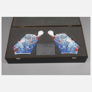 Rosenthal Paar Trinkflaschen "Adam und Eva"