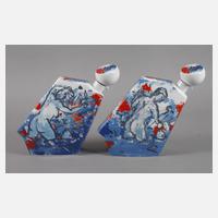 Rosenthal Paar Trinkflaschen "Adam und Eva"111