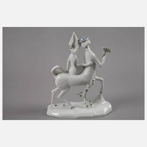 Rosenthal "Zentaur mit Prinzessin"