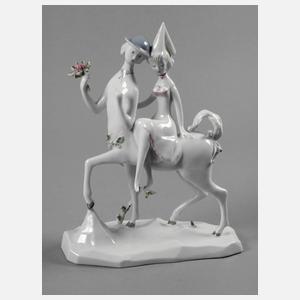 Rosenthal "Zentaur mit Prinzessin"