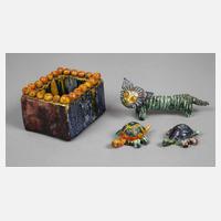 Vier Keramikteile111