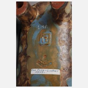 Eva Fritz-Lindner skurrile Vogelvase