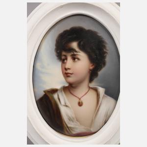 Bildplatte "Neapolitanischer Fischerjunge"