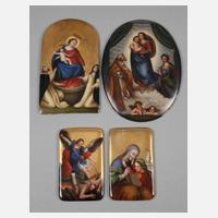 Vier religiöse Bildplatten111