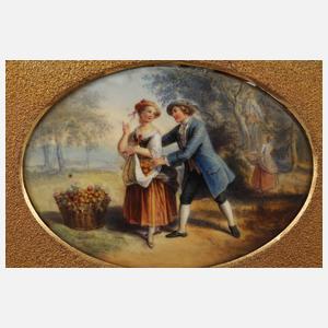 Bildplatte Die Apfelernte